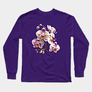 Elegant orchid design Long Sleeve T-Shirt